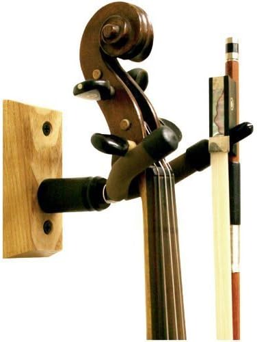 dingdangbell Wall Mountable Guitar Holder Ukulele/Mandolin/Violin Hanger Keeper Hook Rack with Wood Base for Home & Studio - Image 3