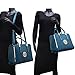 Dasein Frame Tote Top Handle Handbags Designer Satchel Leather Briefcase Shoulder Bags Purses