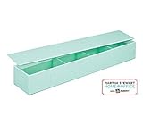 Martha Stewart Home Office with Avery Stack+Fit Shagreen Small Item Holders, Blue