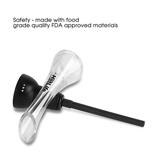HotLife Premium Wine Aerator Pourer - Wine Decanter Spout and Best Wine Pourer - Thumbnail 3