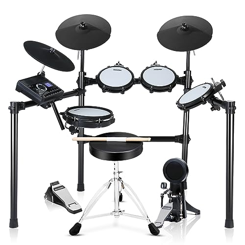 AODSK Electric Drum Set,Electric Drum Kit for Adults Beginner with 25