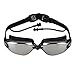 JZxin Swim Goggles Anti Fog Swimming Goggles Adjustable Strap Waterproof No Leaking UV Protection with Free Protection Case for Men Women Adult Youth(Black)