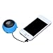 Docooler Mini Hamburg Speaker for iPhone iPad iPod Laptop PC MP3 Audio Amplifier (Blue) …