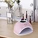 Dularf Nail Dryer UV Nail Light LED Gel Nail Lamp 48W for Nail Art with 4 timer 10s/30s/60s/99s Automatic Sensor Quick Dry Nail Curing Lamp for Fingernail Toe nail Gel Nail Based Polish (Pink) (Pink)