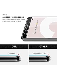 [3 Pack] Tocol para Google Pixel 3 Protector de Pantalla, [Full Cover] 0.013 in Vidrio Templado [Case Friendly] [cristal japonés con dureza 9H] con garantía de por vida de reemplazo