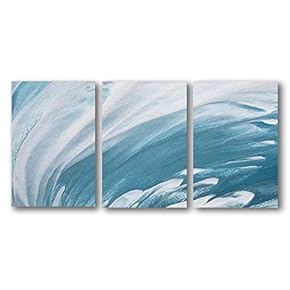 3 Panel Canvas Wall Art Abstract Color Pictures Home Wall Decorations for Bedroom Living Room Paintings Canvas Prints Framed - 16"x24" x 3 Panels