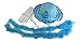 Butterfly Twinkles Girls Tea Party Dress Up Play Set with Blue Sun Hat, Boa, Plastic Pearl Necklace, and White Gloves