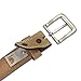 Carhartt Men's Casual Top Grain Saddle Leather Triple Stitch Belt, Brown, 36