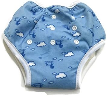 BB2 Adjustable Baby Toddler Potty Toilet Training Reusable Bamboo Pants (Adjustable, Rockin Horse)
