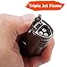 Torch Lighter,Triple Jet Flame Torch Cigar Lighters Butane Refillable Jet Lighter,Fuel Gas Fluid Lighter-with Punch-Butane NOT Included