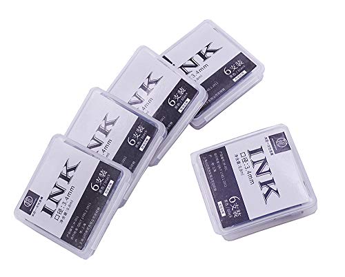 30 PCS Moonman Wancai Fountain Pen Black Ink Refill Cartridges