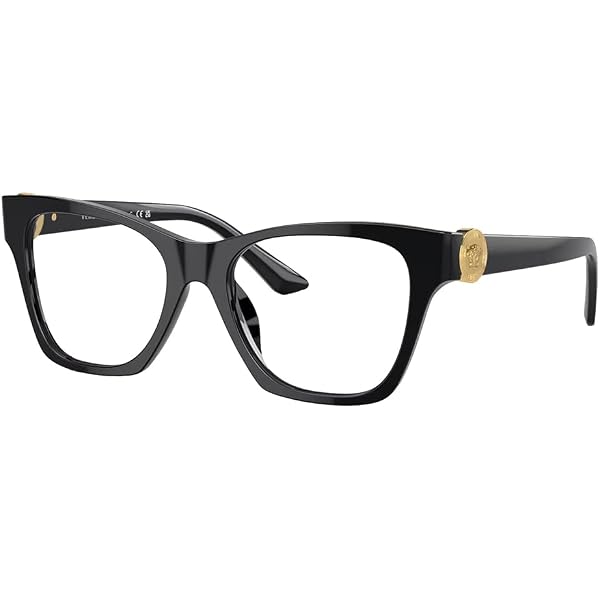 Amazon.com: Versace VE 3326U GB1 Black/Gold Plastic  display picture 1