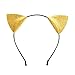 Prohouse 8 Pieces Girls Boutique Cat Ear Headbands Glitter Halloween Hairband Hair Hoops for Daily Wearing and Party Decoration for Easter, Valentines, Thanksgiving & Christmas themes for girls
