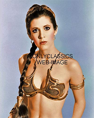 OnlyClassics Actress Carrie Fisher Star Wars Princess LEIA 8X10 Photo Sexy Pinup Cheesecake