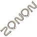 Zonon 3 Pieces Handbag Chain Straps Bag Strap Replacement Metal Purse Clutches Handles for Purse Handbags DIY Crafts, 15.7 inch of Each