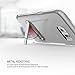 Galaxy S7 Edge Case, OBLIQ [NaKED SHIELD][Clear][Metal Kickstand] Slim Fit Crystal Clear Scratch Resist Heavy Duty Protection Dual Layer Case for Samsung Galaxy S7 Edge
