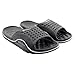 Vertico Slide-on Women's Shower and Poolside Sandal (7/8, Black)