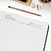 UERMEI Thick Classic Notebook with Pen Loop, A5 Wide Ruled Paper, Premium Leather Writing Journal, 8.4 x 5.7 in, Black