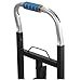 VEVOR Stair Climbing Cart 330lbs Capacity, Portable Folding Trolley with 6 Wheels, Stair Climber Hand Truck with Adjustable Handle for Pulling, All Terrain Heavy Duty Dolly Cart for Stairs