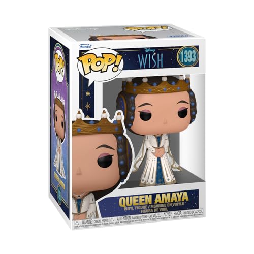 Funko POP! Vinyl: Disney Wish - Queen Amaya - Collectable Vinyl Figure - Gift Idea - Official Merchandise - for Kids & Adults - Movies Fans - Model Figure for Collectors and Display