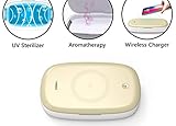 LIOKEN UV-C Cell Phone Sterilizer and QI Wireless Charger, Aromatherapy 3 in 1-Gold