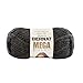 Bernat Mega Bulky Yarn, 10.5 oz, Dark Gray Heather, 1 Ball