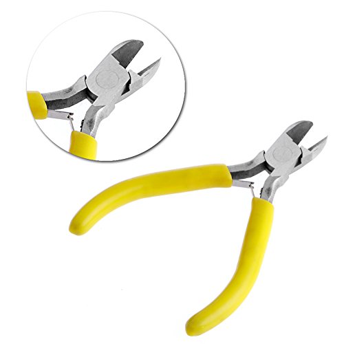JOYKK Mini-Seitenschneider praktische Schmuck handgefertigte Kohlenstoffstahl Werkzeug - gelb – Bild 4