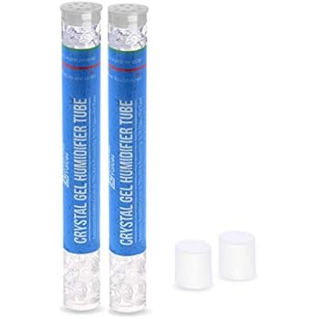 2 Pack Humidor Humidifier Tubes - Keeps Humidity at 70% in Cigar Box with PG Infused Gel, Each Tube Protects up to 25 Cigars - Perfect for Travel Cigar Humidor & Humidifiers by Essential Values