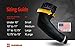 Padded Arm Sleeves, Compression Elbow Protection with Non-Slip Sweat-Resistant Design for OCR, Baseball, Football, Ideal for Men, Women and Youth, Medium, Black/Gray