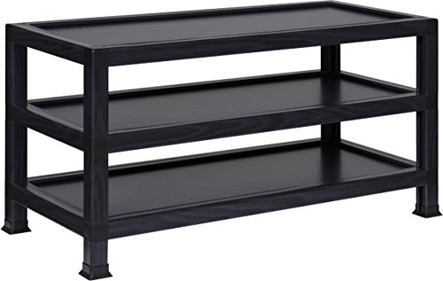 Onespace 100% recycled paper tv stand, black