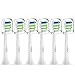 Replacement Brush Heads Compatible with Phillips Sonicare DiamondClean, Biykog Dust-free Hygiene Electric Toothbrush Head Pack 6 Independent Packaging