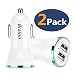 Car Charger[2-Pack],Bralon 12W 2.4A Dual USB Car Charger Adapter with Smart ID Compatible with iPhone 11 Pro Xs Max Xr X 8 7 6 SE Plus,iPad Tablet,Galaxy Note S10 S9 S8 S7 S6 Edge,LG,HTC and More