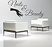 BooDecal Large Bar Collage Salon Decals Nails and Beauty Hair Salon Slogan Varnish Polish Manicure Nail Quotes Wall Decals Stickers Letterings Vinyl Stickers Shop Window Decorations 39 in x 20 in