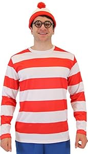 Where's Waldo Deluxe Costume Set (Adult Large)