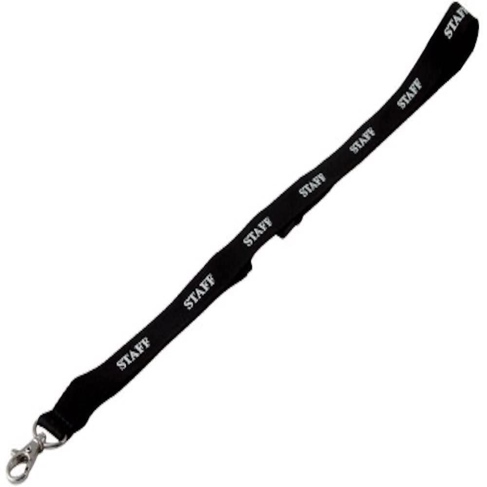 Durable Overprinted Textile Necklace for Staff - Pack of 10