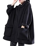 YESNO WZF Women Casual Fleece Pullover Hoodies Plus