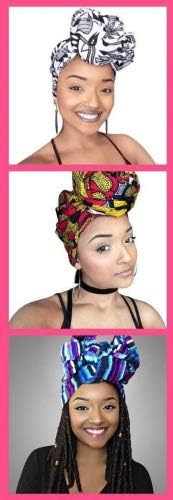 The Queen Lady African Headwrap Collection (3 headwraps)