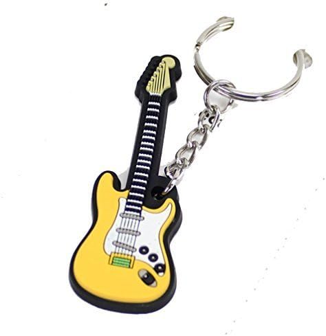 Gunking Electric Guitar Keychain Electric Guitar Key Chain Keyring