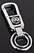 TSD Car Key chain Zinc alloy Handmade Leather Double Ring Keychain-13