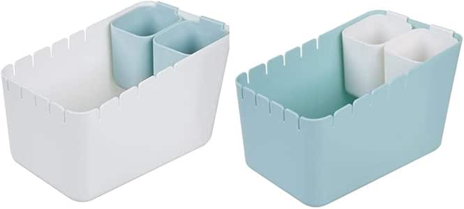 Rubyu Clasificación Papelera, Mini Papelera de Reciclaje de Plástico