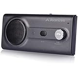 Avantree CK11 New Bluetooth Hands Free Car Kit, Connects with Siri &amp; Google Assistant, Auto On Off, Wireless in Car Handsfree Speakerphone, 2W Powerful Speaker, Dual Link Connectivity &amp; Visor Clip