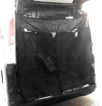 Amazon Pog ミニバン汎用 バックドアネット メッシュカーテン 防虫ネット バックドア用 1枚 セレナ ステップワゴン ノア ヴォクシー N Van 車中泊 プライバシーの保護 虫除け 日よけ Tn 3586 カーテン 車 バイク