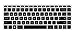 Keyboard Cover for HP Stream 14 Inch Laptop | HP Stream 14-ax Series | 14 inch HP Pavilion 14-ab 14-ac 14-ad 14-al 14-an Series Protective Skin Black