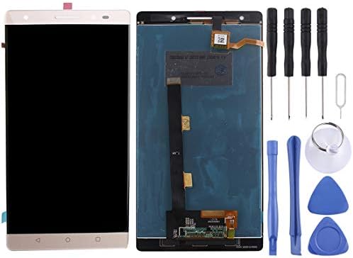 Flex Cable Repair Parts LCD Screen and Digitizer Full Assembly for Lenovo Phab 2 Plus(Black) (Color : Gold)
