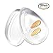 2-Pack SiliSponge, XREXS New Silicone Makeup Sponge, Crystal Clear Make up Sponge, Blender Applicator, Good for applying BB/CC Cream Foundation