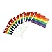 20 Piece Set of Mini Rainbow Flags - 8