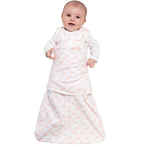 HALO 100 Cotton Sleepsack Swaddle, 3Way Adjustable Wearable Blanket
