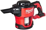 Milwaukee 0882-20 M18 Lithium Ion Cordless Compact 40 CFM Hand Held Vacuum w/ Hose Attachments and Accessories (Batteries Not Included, Power Tool Only)