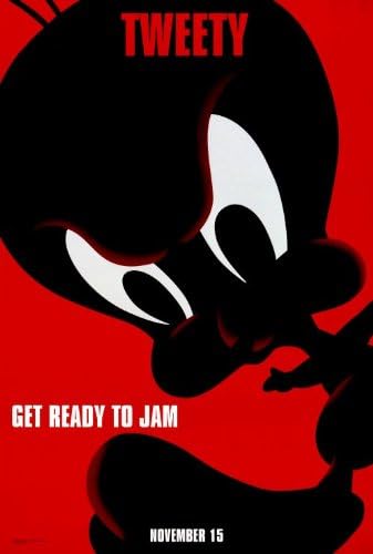 Amazon Com 27x40 Space Jam Tweety Bird Red Movie Poster Prints Posters Prints