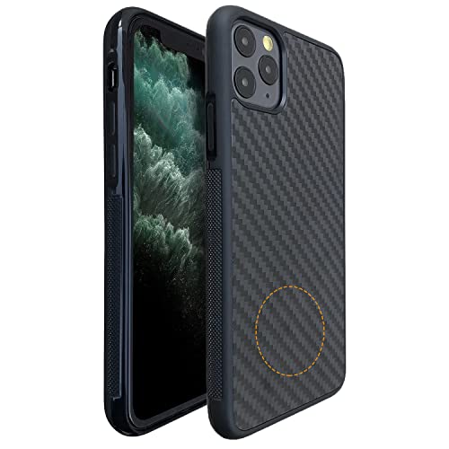 molzar Grip Series iPhone 11 Pro Max Case with Real Weave Carbon